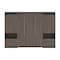 Bestar Orion 118W Full Murphy Bed and 2 Storage Cabinets with Pull-Out Shelves (119W), Bark Gray & Graphite 116860-000047 - alternate 4